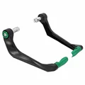 LEVER GUARDS FOR KAWASAKI Z900, Z650 ANODIZED GREEN (PAIR) -AVOC
