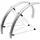 GARDE BOUE CITY/VTC TRINGLES 28'' STRONGLIGHT ROAD 48mm ARGENT (PAIRE) AVEC FIXATION CLASSIC TRINGLES INOX