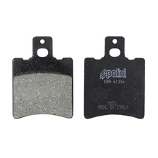 PLAQUETTE DE FREIN POLINI POUR MBK 50 BOOSTER SPIRIT 1996>, NITRO 1997> AV / YAMAHA 50 AEROX 1997>, BWS, JOG R 1993>, NEOS 1997> AV  (L 40mm - H 50mm - P 7mm) (174.0011) (ORIGINAL)