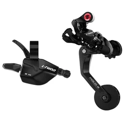 MANETTE VELO PLIANT LTWOO GAUCHE 8V. SL-V5108-8 NOIR (AVEC INDICATEUR DE VITESSE) (VENDU A L'UNITE)