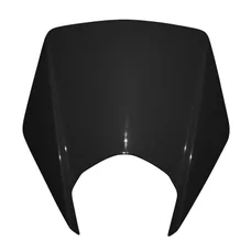PLAQUE PHARE/TETE DE FOURCHE 50 A BOITE ADAPTABLE DERBI 50 SENDA DRD 2011> NOIR BRILLANT  -P2R-
