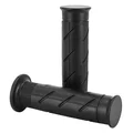 REVETEMENT POIGNEE DOMINO MOTO ON ROAD STYLE HONDA NOIR CLOSED END 120mm (PAIRE)
