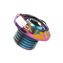 BOUCHON D'HUILE SCOOT VOCA RACING POUR MBK 50 BOOSTER, STUNT, NITRO, OVETTO/YAMAHA 50 BWS, SLIDER, AEROX, NEOS ALU CNC NEO-CHROME (M14x1,50)