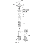 Suspension avant - Amortisseur/s