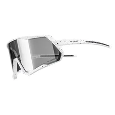 LUNETTES VELO ADULTE GIST MASK MONTURE BLANC VERRE FUME POLYCARBONATE (PROTECTION 100% CONTRE UVA, UVB, UV)