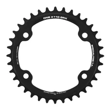 PLATEAU GRAVEL 4BRA D.110 POUR SHIMANO GRX MONO TA X110 ONE 36DTS COMPATIBLE RX600-RX810 NOIR  10/11V.