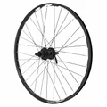 WHEEL FOR MTB - 26" DISC KARMA - Rear - Black - Eyelets - SHIMANO HUB M475 6 Holes for CASSETTE SHIMANO/SRAM 10/9/8 Speed -Black spokes.