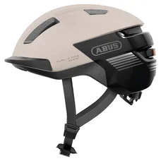 CASQUE VELO ADULTE ABUS URBAIN PURL-Y ACE CHAMPAGNE BEIGE ECLAIRAGE INTEGRE TAILLE   S (51-55cm) REGLAGE MOLETTE (COMPATIBLE S-PEDELEC)