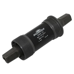 BOITIER PEDALIER SUNRACE CARRE  BBS 131mm (boite de 68) CUVETTES ACIER FILETAGE ANGLAIS / BSC / 1,37x24