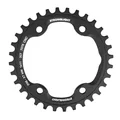 CHAINRING FOR MTB-FOR SINGLE- 36T.  Ø96 1X11 BLACK STRONGLIGHT -4 ARMS- XT M8000/SLX M7000 NON THREADED