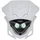 HEADLIGHT FAIRING FOR 50cc MOTORBIKE REPLAY RR8 WHITE/BLACK+CLEAR LEDS