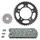 KIT CHAINE ADAPTABLE APRILIA 125 RS 2006>2012  520  17x40  (DIAM COURONNE 100/120/10.5)  (DEMULTIPLICATION ORIGINE)  -AFAM-