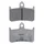 PLAQUETTE DE FREIN NISSIN POUR HONDA CBR 900 RR FIREBLADE 1992>1997, CB 1000 F, CB 1300 F, 125-250 NS, 600 NTV, VFR 750 R, 750 RC45, VTR 1000  AV (2P-203NS) (SEMI METAL)