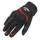 GLOVES ADX SPRING/SUMMER VISTA WITH KNUCLE ARMORBLACK/RED EURO 8 (S)  (APPROVED EN 13594:2015)