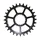 PLATEAU VTT DIRECT MOUNT POUR CANNONDALE Ai TA ONE C55 28DTS COMPATIBLE FSA TA 10/11/12V. NOIR (DEPORT 6mm)