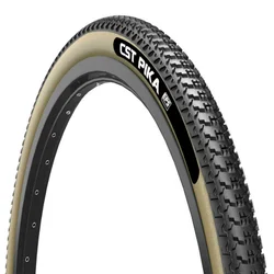 PNEU GRAVEL 700 X 42 CST PIKA PROTECTION TUBELESS READY NOIR/BEIGE TS (42-622) - DUAL COMPOUND