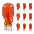 LIGHT BULB 12V 10W STANDART T13 FOOT W2,1x9,5D WEDGE ORANGE (TURN LIGHT) (SOLD PER 10)  -SELECTION P2R-