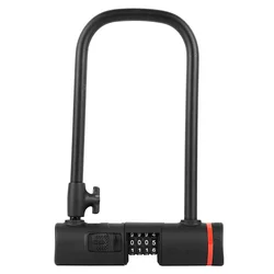ANTITHEFT FOR BICYCLE -U LOCK ZEFAL K-TRAZ U13 - COMBINATION LOCK- 115x230mm Ø 13mm +EXTENDER 1.2M WITH CLIP BRACKET- SECURE LEVEL SILVER - ideal for ebike - 2 Stars Fub Approved