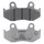 PLAQUETTE DE FREIN NISSIN POUR HONDA CR 125 R, CR 250 R, CR 500 R, XL 125 R, XL 250 R, XL 350 R, XL 600 R, XR 250 R, XR 350 R, XR 500 R, XR 600 R AV (2P-223NS)
 (SEMI METAL)