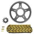 CHAIN AND SPROCKET KIT FOR RIEJU 50 MRT 2011>, SMX POWER UP 2007>2008, SPIKE 2007>2009  420  11x52 (BORE Ø 62mm) (5 DRILL HOLES-MONOBLOC WHEELS) (OEM SPECIFICATION)  -AFAM-