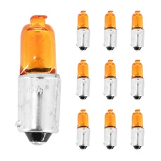 LIGHT BULB MINI HALOGEN H6W 12V  6W  -Foot BAX9s  ORANGE (PARKING LIGHT). (10 IN BOX).   -SELECTION P2R-