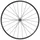 WHEEL FOR ROAD BIKE 700 SHIMANO RS370 DISC CENTERLOCK AXLE 12/100mm FRONT-BLACK (RIM HEIGHT 23mm) TUBELESS
