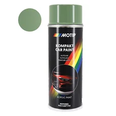 BOMBE DE PEINTURE MOTIP KOMPAKT AUTOLACK ACRYL METAL VERT KAKI AEROSOL 400 ml (44130)