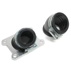INLET MANIFOLD FOR MOTORBIKE REPLAY SOUPLE FOR DERBI 50 SENDA, GPR/GILERA 50 SMT, RCR (FOR PWK,INNER Ø 24mm + 33mm, +2 SLEEVES 45°)