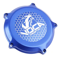 COUVERCLE EMBRAYAGE 50 A BOITE VOCA RACING POUR MINARELLI 50 AM6 / RIEJU 50 MRT / BETA 50 RR / SHERCO 50 SM-R, SE-R ALU CNC BLEU