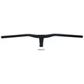 CINTRE VTT DEMI RELEVE ALU NOIR L78cm AVEC POTENCE INTEGREE entraxe L 80mm POUR PIVOT FOURCHE 1"1/8 (28.6mm)