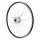 ROUE VTT 24" NOIRE AVANT MOYEU ALU AXE PLEIN DH-C3000 6V/3W JANTE 19C
