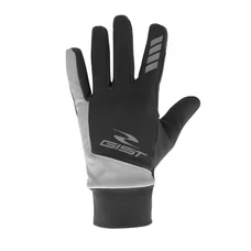 ADULT WINTER CYCLING GLOVE- LONG GIST SUPER ROUBAIX - BLACK - TOUCHSCREEN FUNCTION - S (PAIR)     -0085
