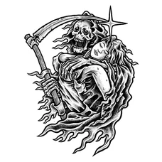 STICKER LETHAL THREAT MINI LUST OVER LOVE (60x80mm)