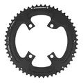 CHAINRING FOR ROAD BIKE- Ø 110 - 4 ARMS- 53T. -OUTER- TYPE SHIMANO ULTEGRA R8000/8050 BLACK CT2 STRONGLIGHT 11 SPEED-. (FOR CHAINRING 39T.)