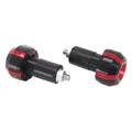 EMBOUT DE GUIDON REPLAY ROLLER NOIR/ROUGE DIAM 17 mm (PAIRE)