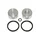 PISTON FOR BRAKE CALIPER  BREMBO -FRONT- (30x17)  (COMPLETE KIT)  -SELECTION P2R-