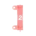 POCHOIR GRAVAGE TGV NUMERIQUE EN LIGNE CHIFFRE 2 (SACHET DE 20)  -ICA-