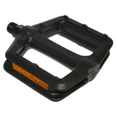 FLAT PEDAL FOR BMX- -RESIN-NEWTON BLACK 9/16" - 111x105x25mm (PAIR)