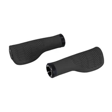POIGNEE CITY HERRMANS NUCORE TOWN ERGONOMIQUE AVEC LOCK-ON NOIR L 130 mm DIAM 22 mm  (PAIRE SUR CARTE)