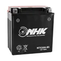 BATTERIE 12V 18 Ah NTX20A-BS NHK MF SANS ENTRETIEN LIVREE AVEC PACK ACIDE (Lg151xL87xH161mm) (PEUGEOT 400 METROPOLIS) (QUALITE PREMIUM - EQUIVALENT YTX20A-BS)