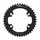 PLATEAU ROUTE 4BRA D.110 POUR SHIMANO ULTEGRA R8000 / 6800 TA X110 42DTS EXTERIEUR COMPATIBLE SHIMANO 105  5800+R7000/DURA ACE 9000+9100 NOIR 11V.  (PENSER A COMMANDER LE KIT INTRAVIS CORRESPONDANT)