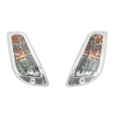 CLIGNOTANT SCOOT ADAPTABLE PIAGGIO 50 VESPA LX 2T ET 4T, 125 VESPA LX AV TRANSPARENT (PAIRE) (HOMOLOGUE CE) -P2R