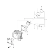 Unsemble cylindre-piston-axe de piston