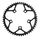 PLATEAU ROUTE 5BRA D.110 STRONGLIGHT ULTRA TORQUE 51DTS EXTERIEUR CAMPAGNOLO NOIR CT2 STRONGLIGHT RECORD CARBON - CHORUS CARBON - ATHENA ALU 11V.