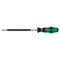 TOURNEVIS A TETE FLEXIBLE WERA 391 6 PANS DIAM 7 mm NOIR/VERT (VENDU A L'UNITE)  -MARQUE ALLEMANDE POUR LES ATELIERS-