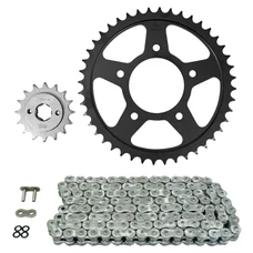 KIT CHAINE ADAPTABLE HONDA 600 VT C SHADOW 1986  525  16x44  (DIAM COURONNE 80/110/10.5)  (DEMULTIPLICATION ORIGINE)  -AFAM-