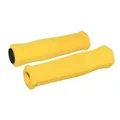 POIGNEE CITY/VTT NEWTON MOUSSE HAUTE DENSITE JAUNE 125mm (PAIRE)