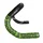 RUBAN DE GUIDON / CINTRE NEWTON EBON NOIR DEGRADE VERT AVEC BOUCHONS (CONFORTABLE EPAISSEUR 2.6mm)