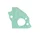 CARB BASE GASKET "PIAGGIO GENUINE PART" VESPA 125 PX  -B013740-