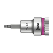 DOUILLE TORX WERA 8767 HF ZYKLOP 1/2 T20 LONGUEUR 60 mm (VENDU A L'UNITE)  -MARQUE ALLEMANDE POUR LES ATELIERS-